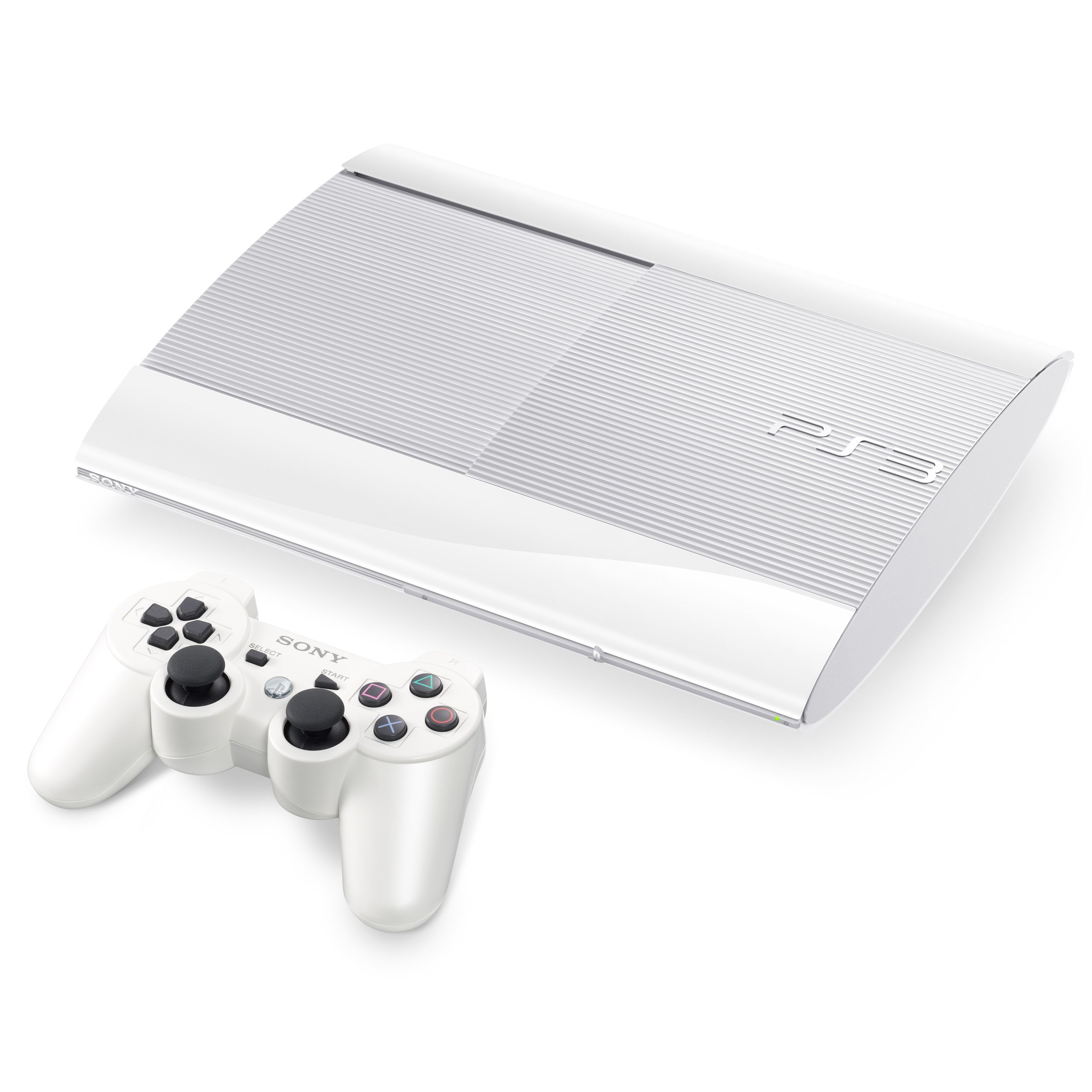 Console PS3 Ultra slim 500 Go blanche [PlayStation 3] : Amazon.com